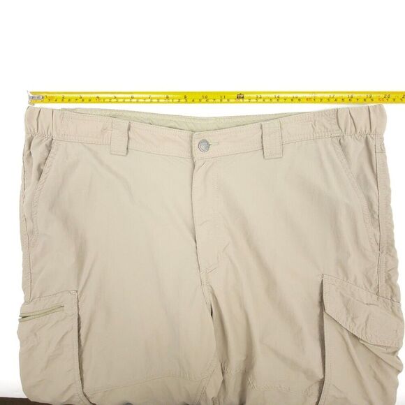 COLUMBIA Nylon Ripstop Hiking Utility Convertible Cargo Pants Gorpcore 40x30 - Picture 3 of 8